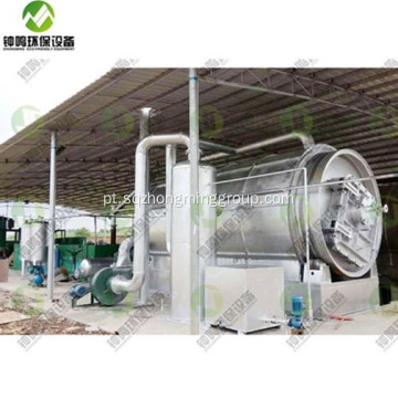 Máquina automática de resíduos de plástico para óleo diesel